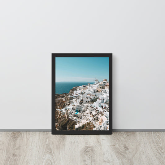 Acropolis framed photo paper poster