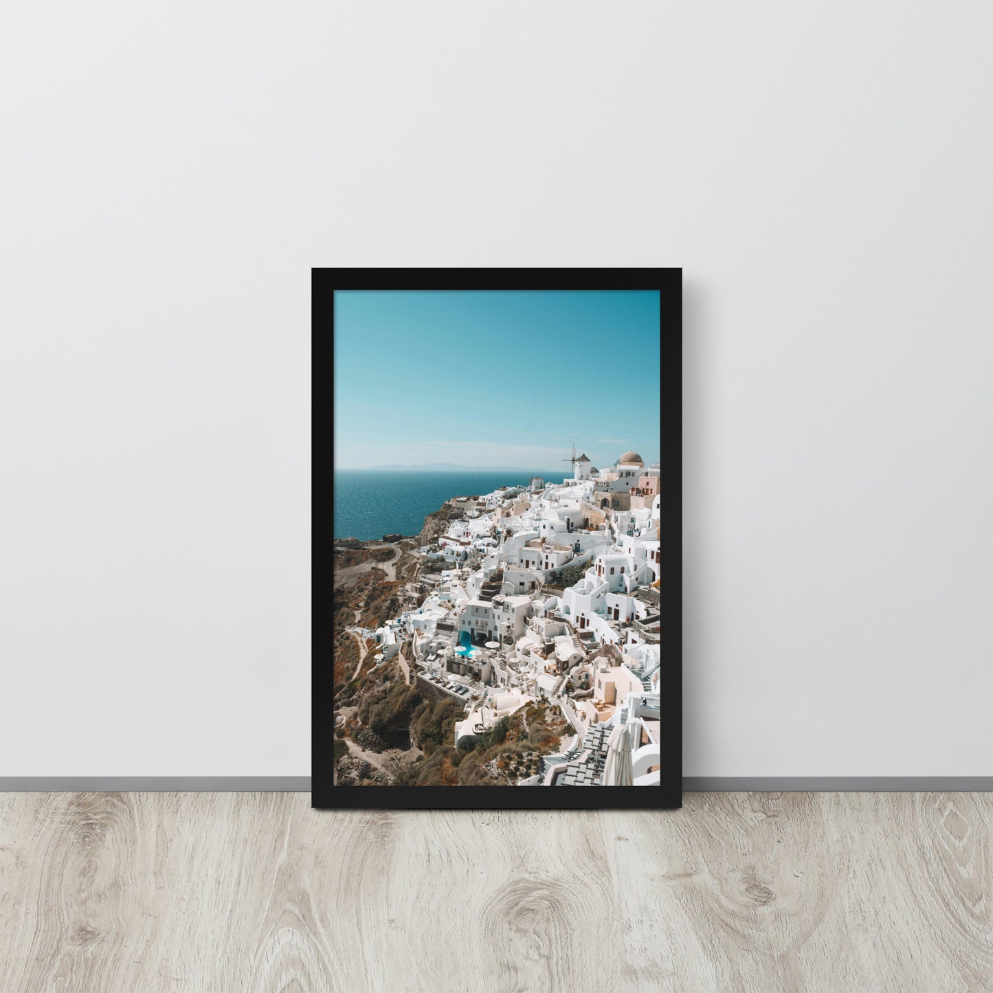 Acropolis framed photo paper poster