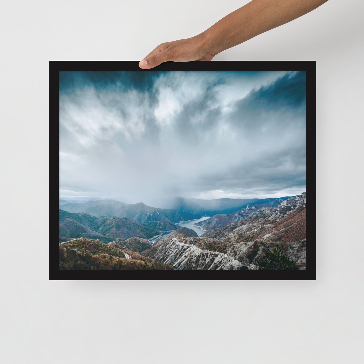 Kozjak framed photo paper poster