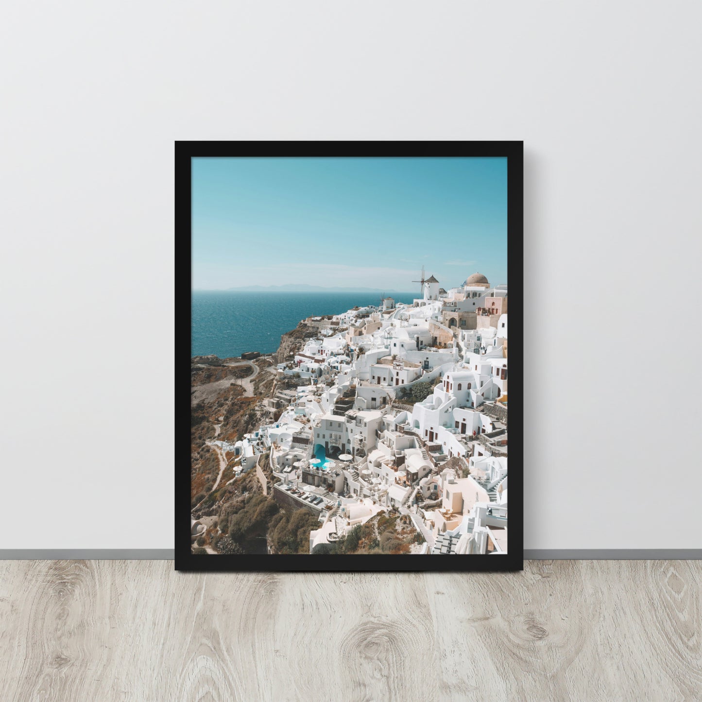 Acropolis framed photo paper poster