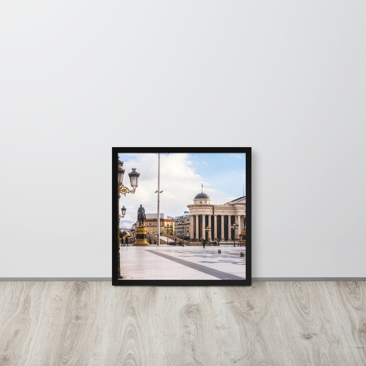 Skopje Framed photo paper poster