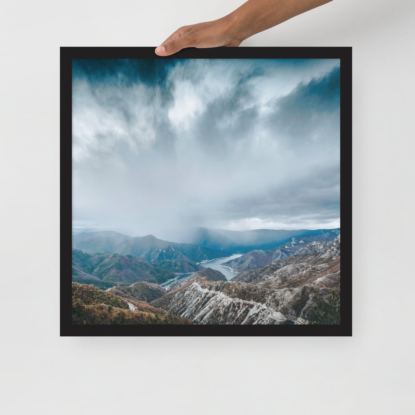 Kozjak framed photo paper poster