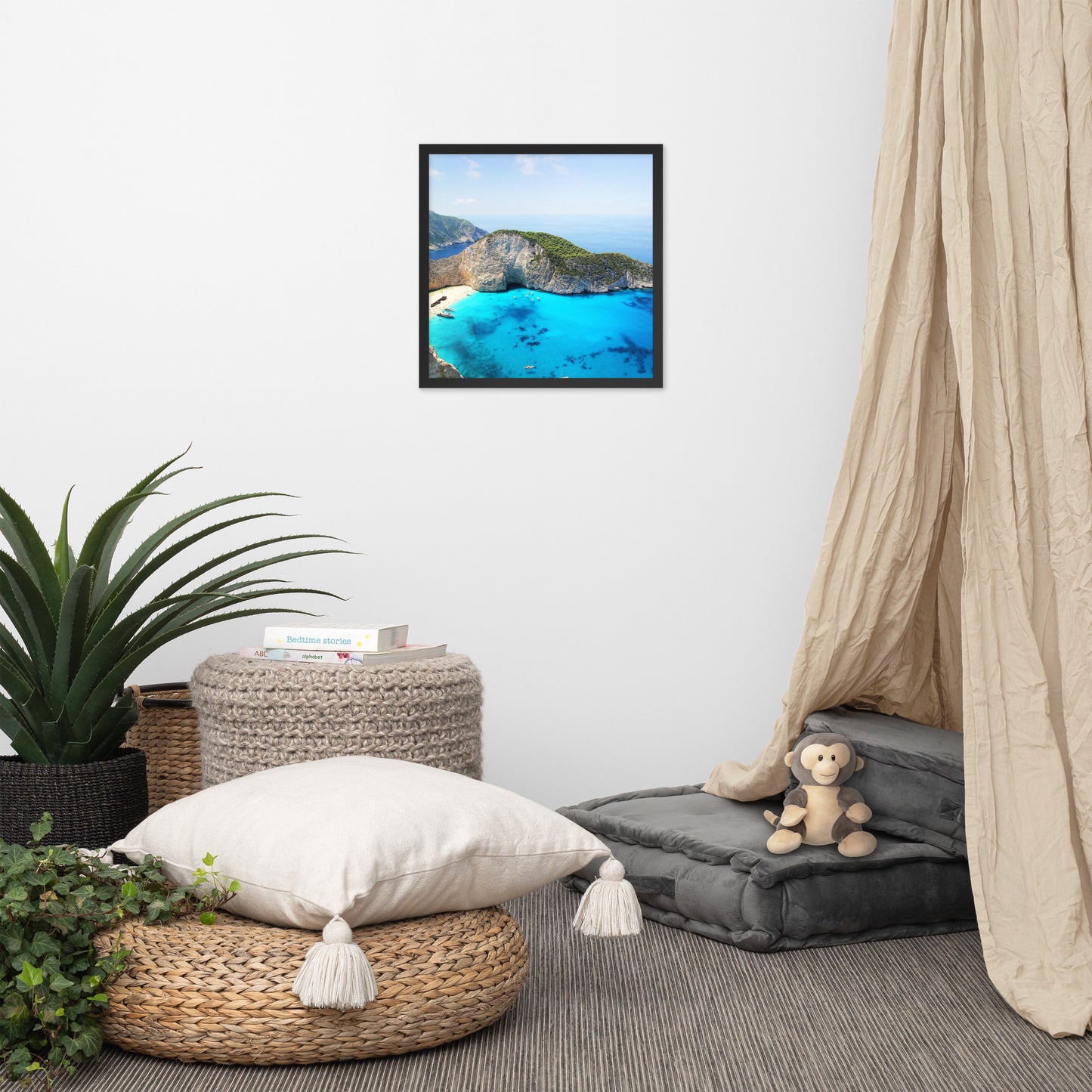 Zakynthos framed photo paper poster