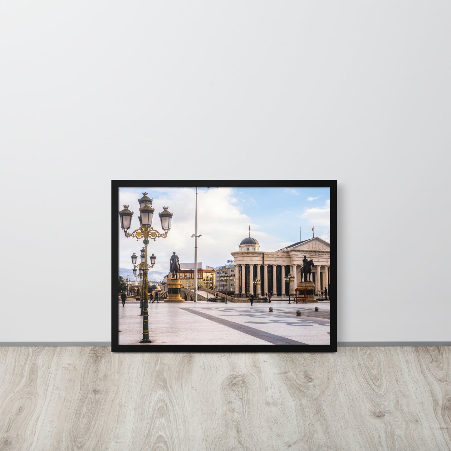 Skopje Framed photo paper poster