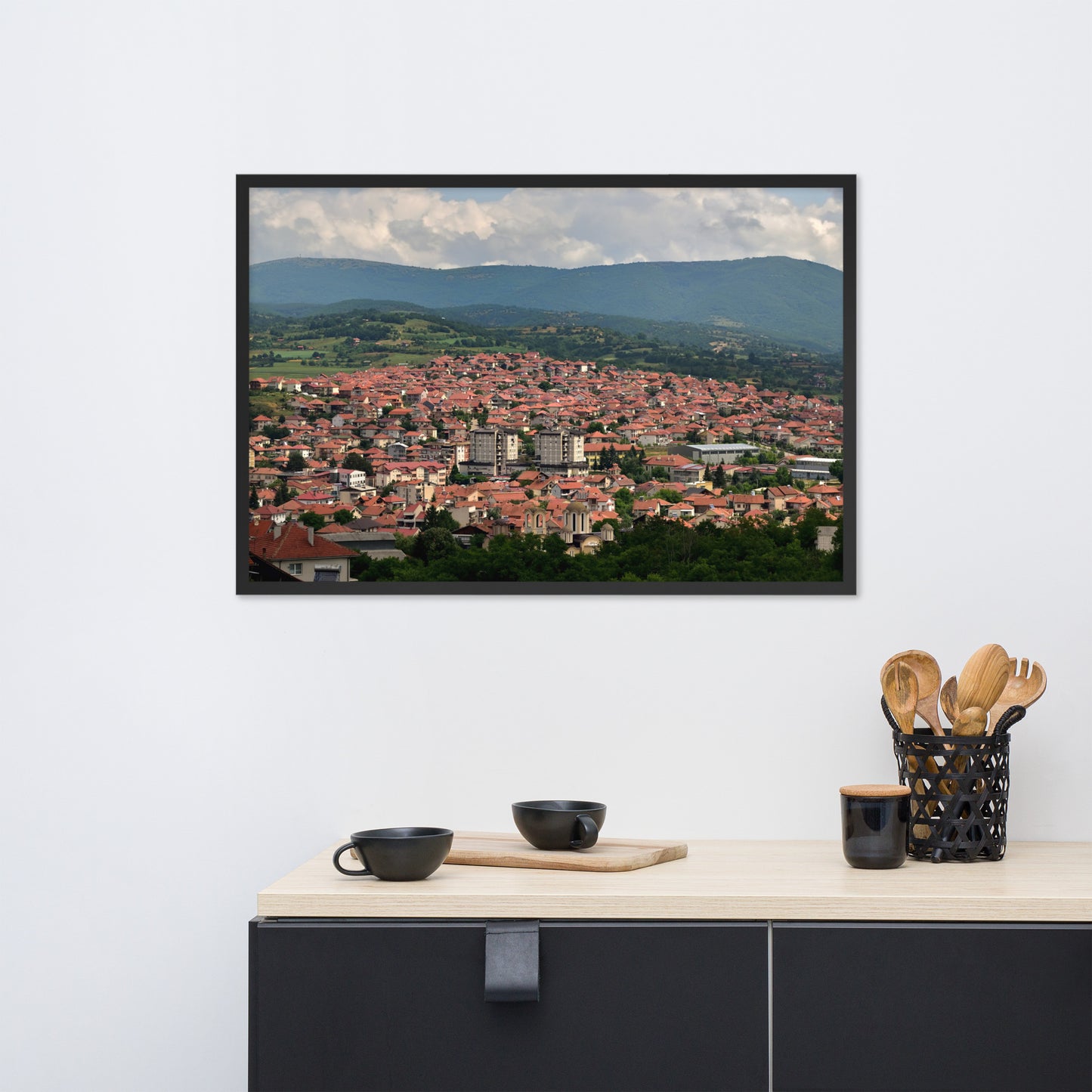 Delcevo framed photo paper poster