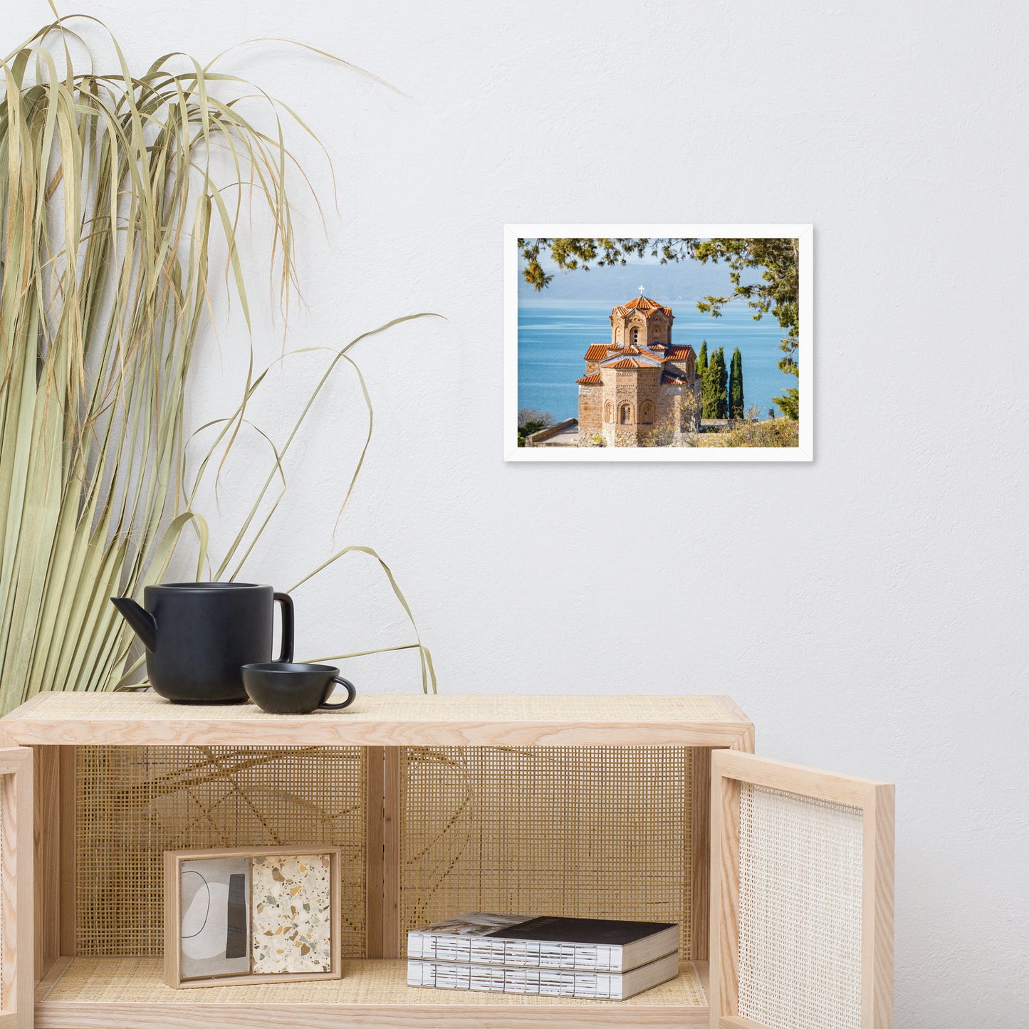 Church of St Naum framed photo paper poster