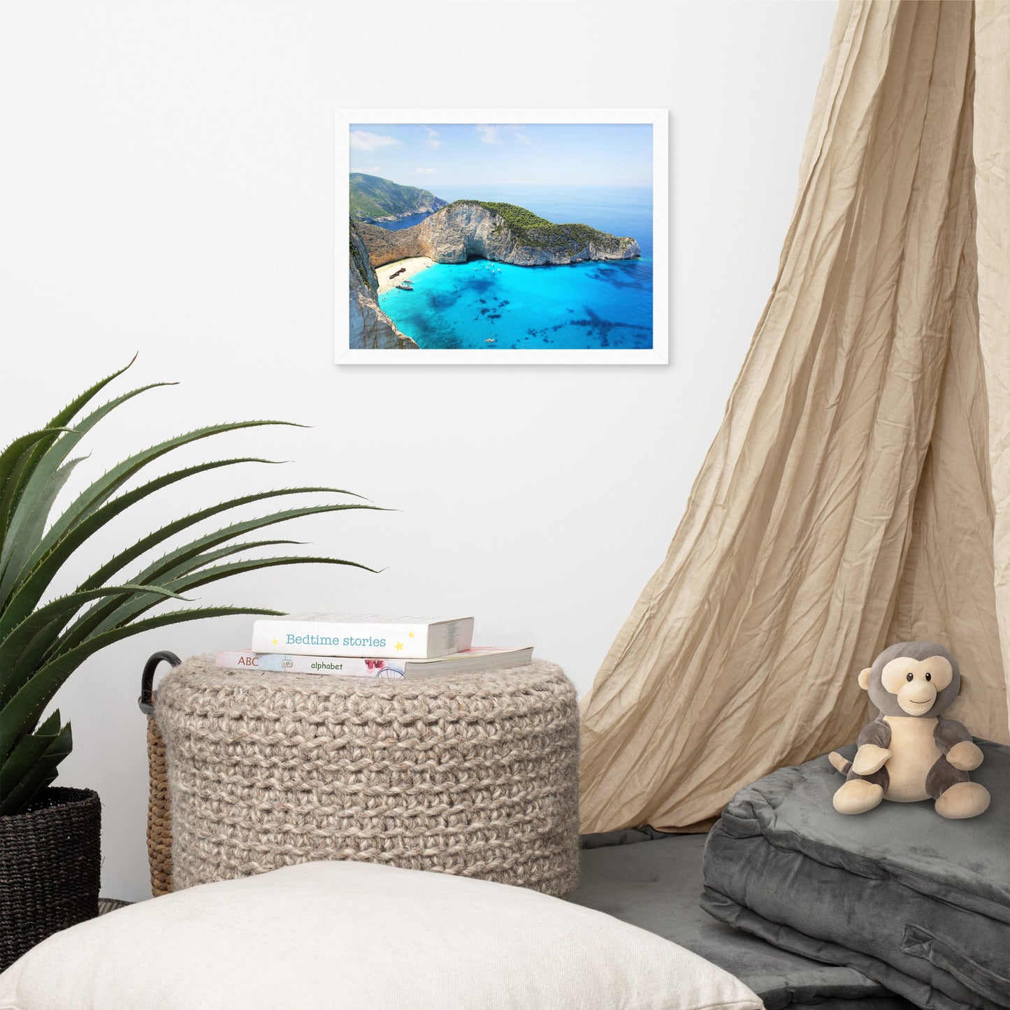 Zakynthos framed photo paper poster