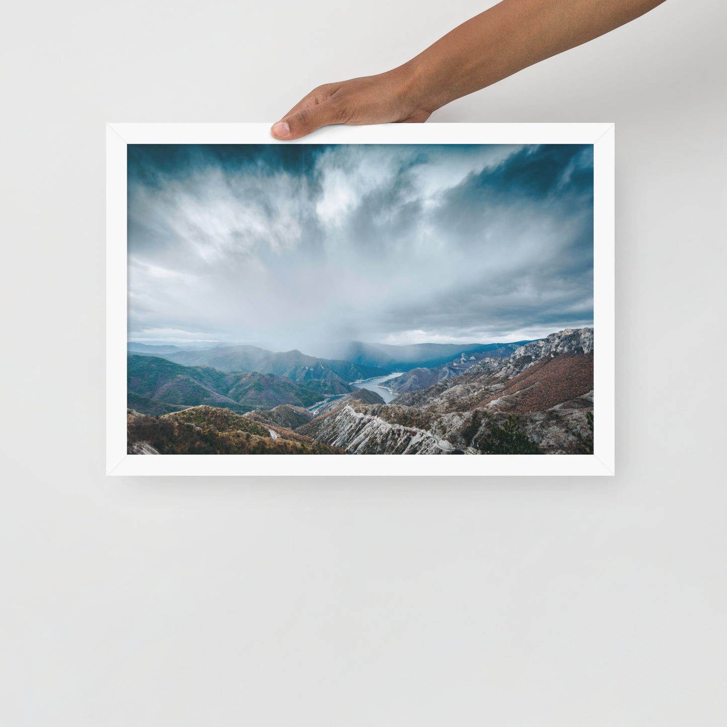 Kozjak framed photo paper poster