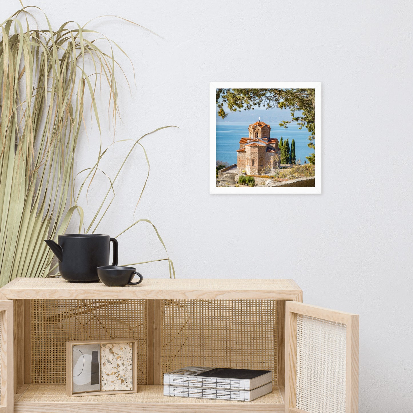 Church of St Naum framed photo paper poster