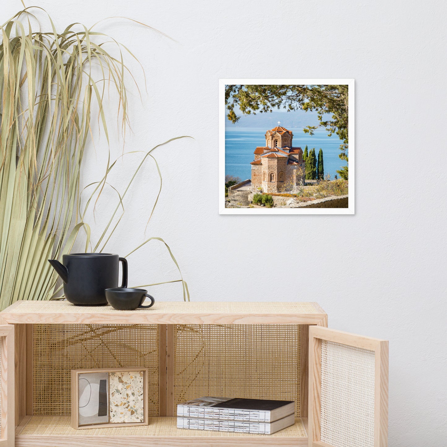 Church of St Naum framed photo paper poster