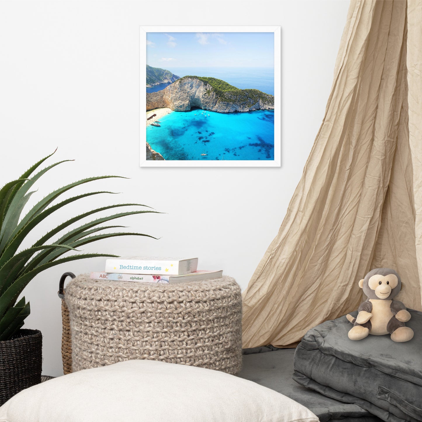 Zakynthos framed photo paper poster