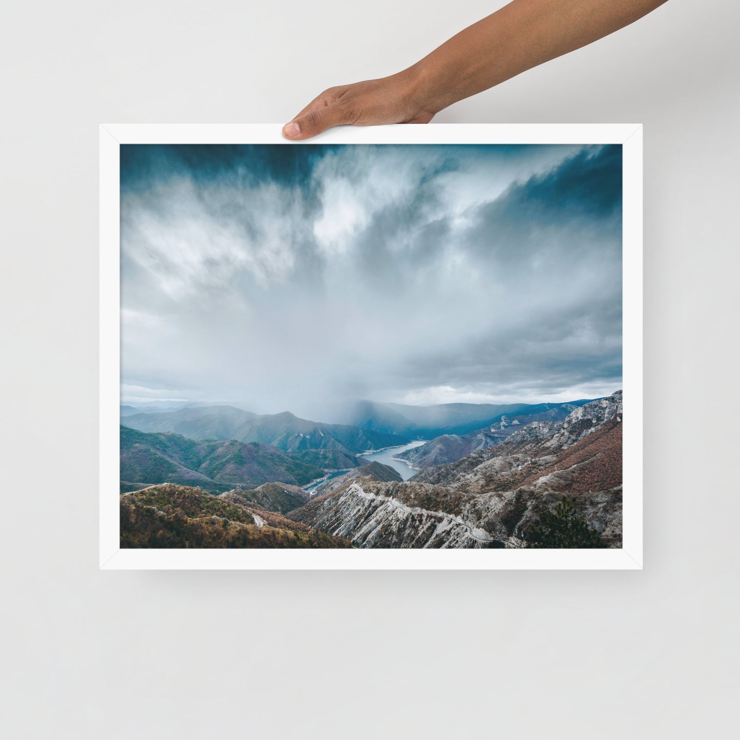 Kozjak framed photo paper poster