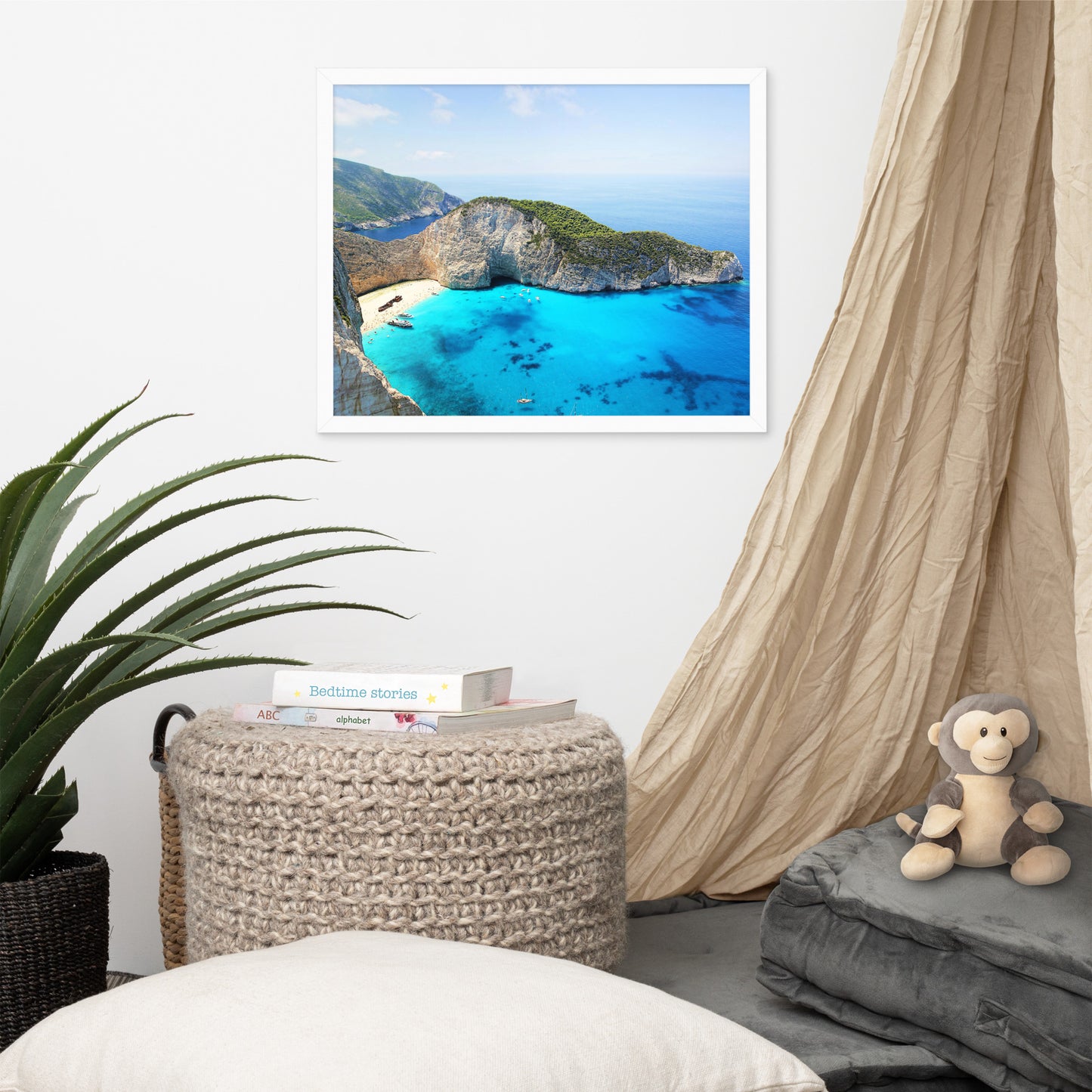 Zakynthos framed photo paper poster