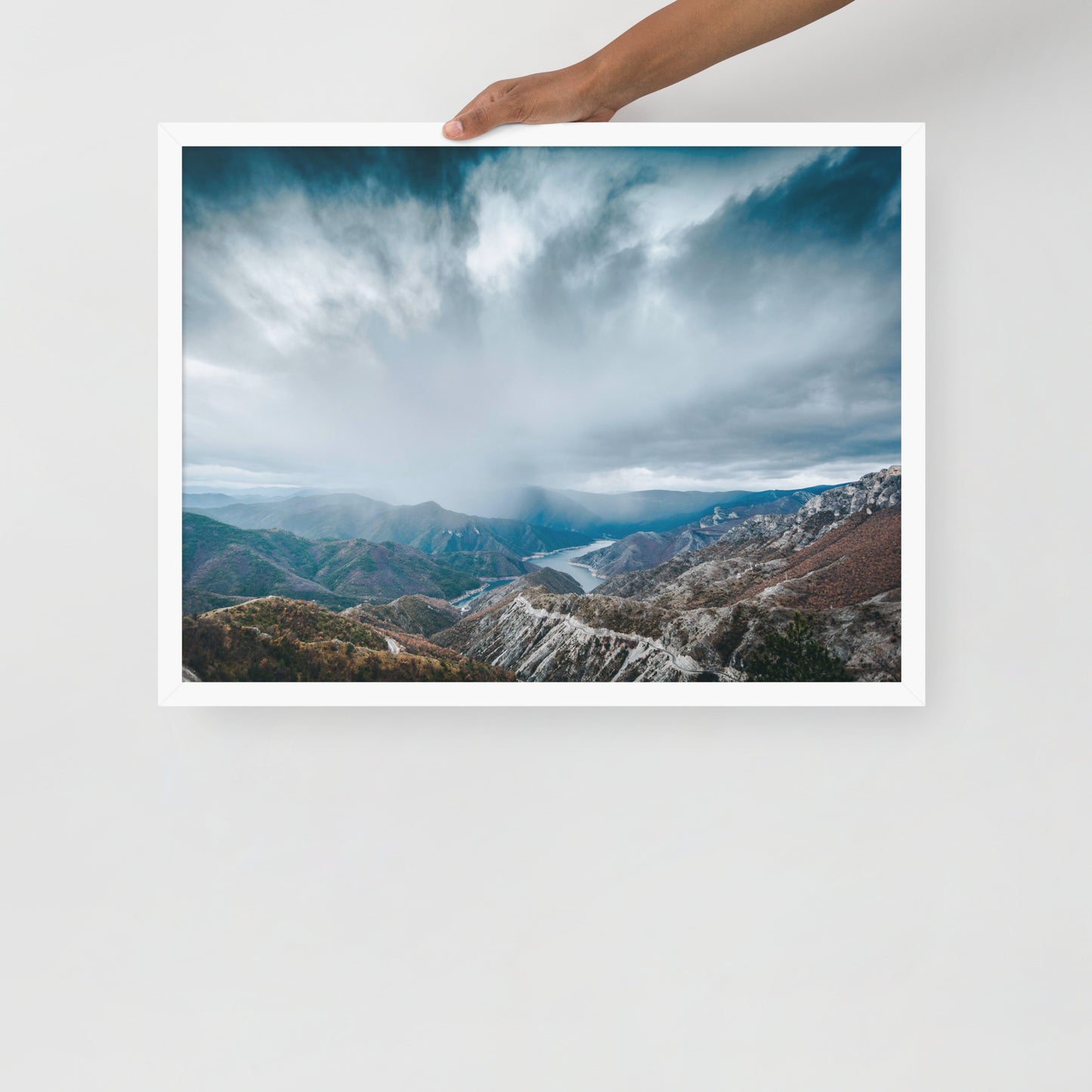 Kozjak framed photo paper poster