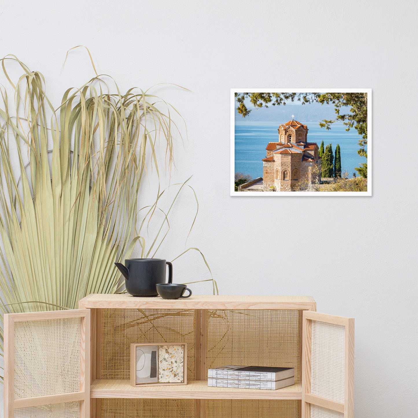 Church of St Naum framed photo paper poster