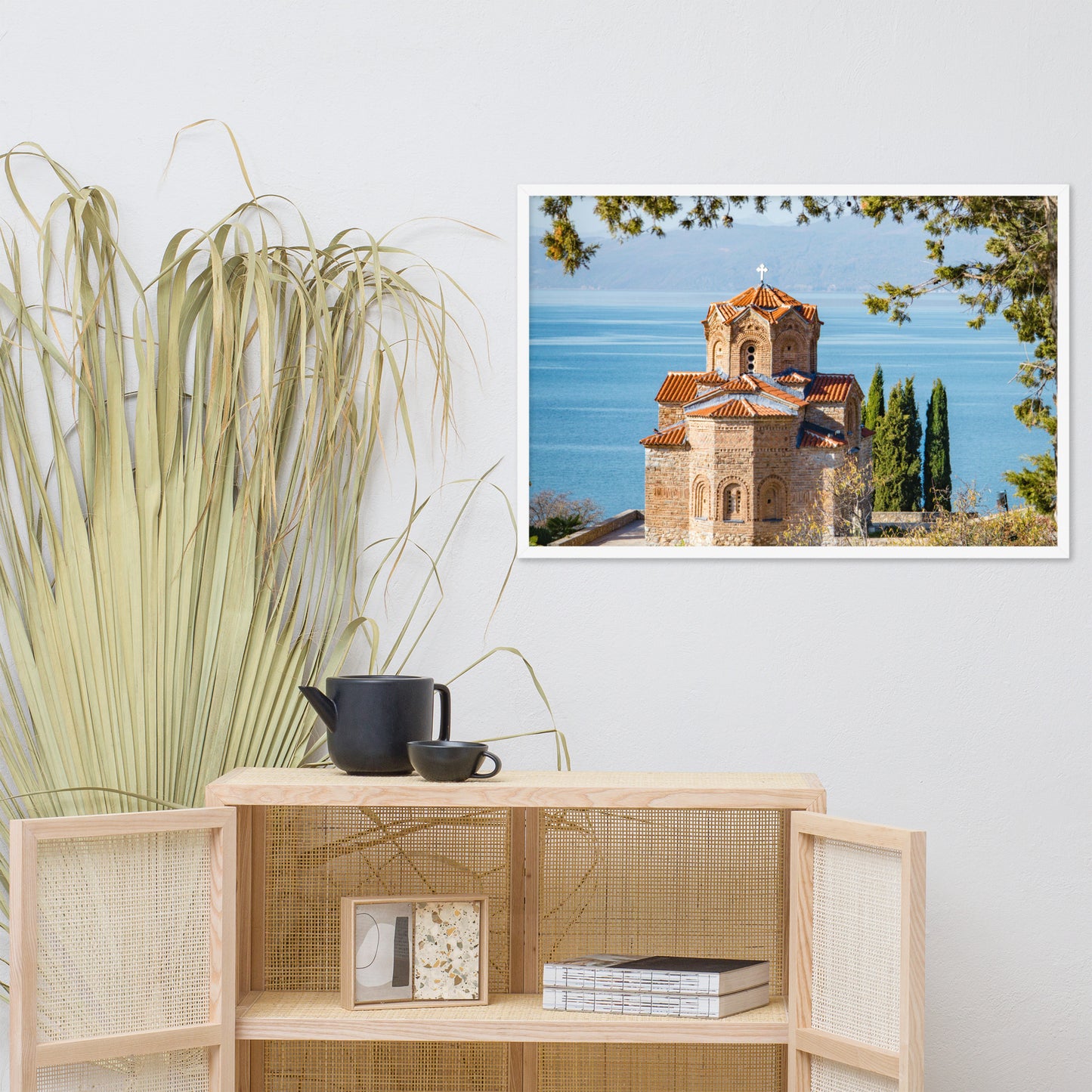 Church of St Naum framed photo paper poster