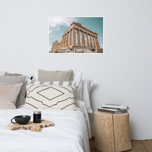 Parthenon framed photo paper poster